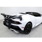 VRS Style Dry Carbon Fiber Rear Wing with Base Panel for Lamborghini Huracan LP580 LP610 EVO - Bull Boost Performance