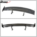 56"Inch GT Style 3D Carbon Fiber Racing Race Drag Trunk Spoiler Wing