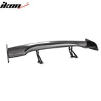 Universal JDM GT Style Carbon Fiber Print Trunk Spoiler Wing Lip ABS