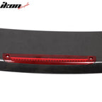 Universal JDM GT Style Carbon Fiber Print Trunk Spoiler ABS w/ Light