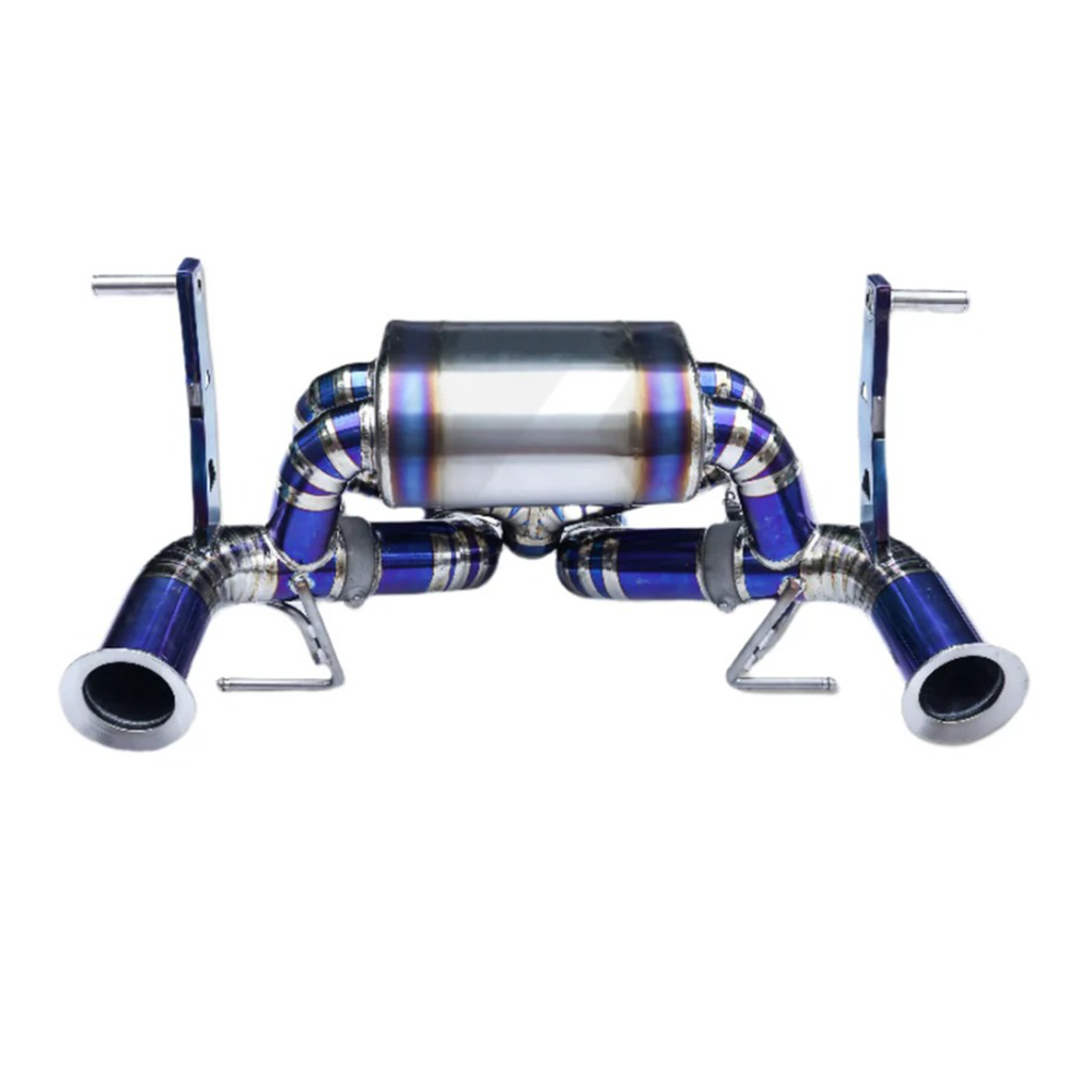 Titanium Valved Muffler Exhaust System for Lamborghini Aventador S LP740‑4 6.5L V12 - Bull Boost Performance