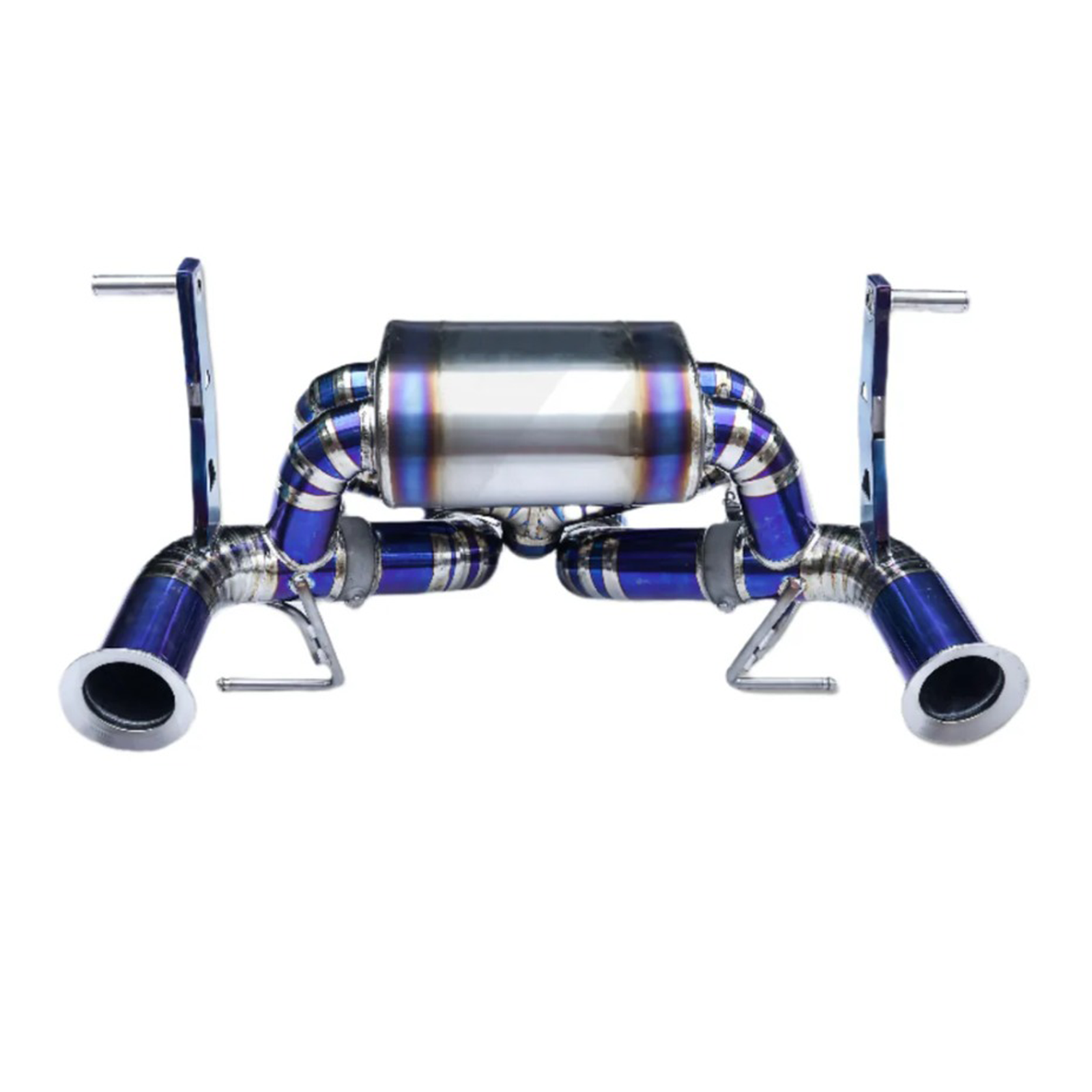 Titanium Valved Muffler Exhaust System for Lamborghini Aventador S LP740‑4 6.5L V12 - Bull Boost Performance