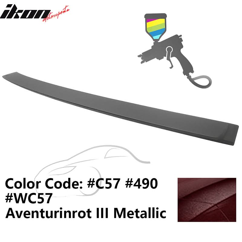 2012-2018 BMW F30 3-Series Sedan A Style Roof Spoiler ABS Painted