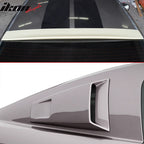 Fits 05-14 Ford Mustang Coupe Roof Wing & PU Eleanor Window Louvers