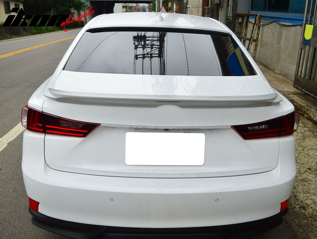 2014-2020 Lexus IS250 Sedan F-Sport Style Unpainted Gray Roof Spoiler