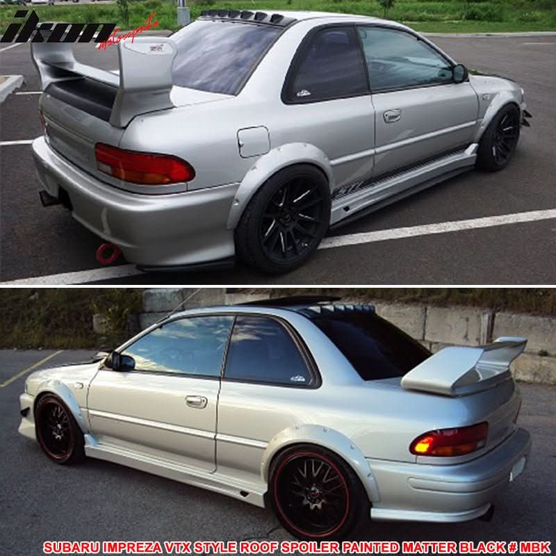 1993-2001 Subaru Impreza VTX Style Fin Rear Roof Spoiler Wing ABS