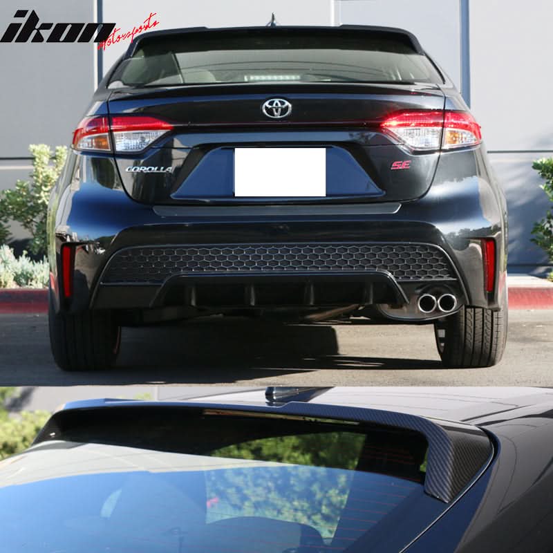 2020-2025 Toyota Corolla Sedan IKON Style Rear Roof Spoiler PP