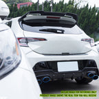 2019-2025 Toyota GR Corolla Sport J Style Unpainted Gray Roof Spoiler