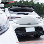 2019-2025 Toyota GR Corolla Sport J Style Unpainted Gray Roof Spoiler