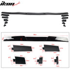 Universal Fitment Gloss Black Adjustable Rear Top Roof Spoiler Lip ABS