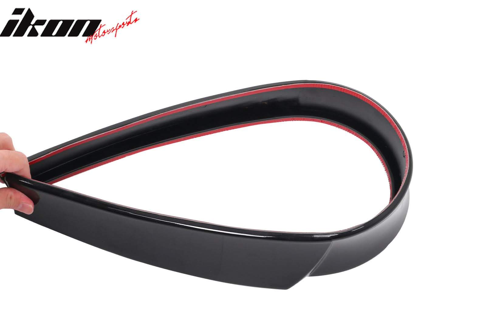 Universal Fitment Rear Window Roof Spoiler Wing Glossy Black