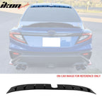 2022-2025 Subaru WRX D2 Style Gloss Black Rear Roof Spoiler ABS