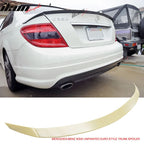 Fits 08-14 Mercedes-Benz W204 C-Class Euro UnRear Spoiler Wing - ABS
