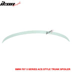 2010-2015 BMW F07 535i GT Hatchback A Style Unpainted Roof Spoiler ABS