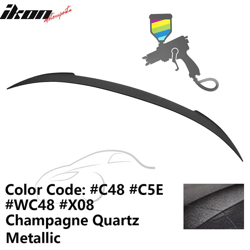 2012-2019 BMW F13 M6 Coupe V Style Rear Spoiler ABS