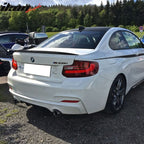 2014-2021 BMW 2-Series Performance Style Carbon Fiber Trunk Spoiler