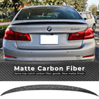2017-2023 BMW 5 Series IKON Style Forged Carbon Fiber Trunk Spoiler