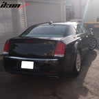 2011-2023 Chrysler 300 Painted #PX8 Black Rear Spoiler Wing ABS