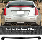 2016-2019 Cadillac ATS-V Sedan V Style Carbon Fiber Trunk Spoiler Wing