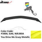 2016-2019 Cadillac ATS Sedan V Style Trunk Spoiler Wing ABS