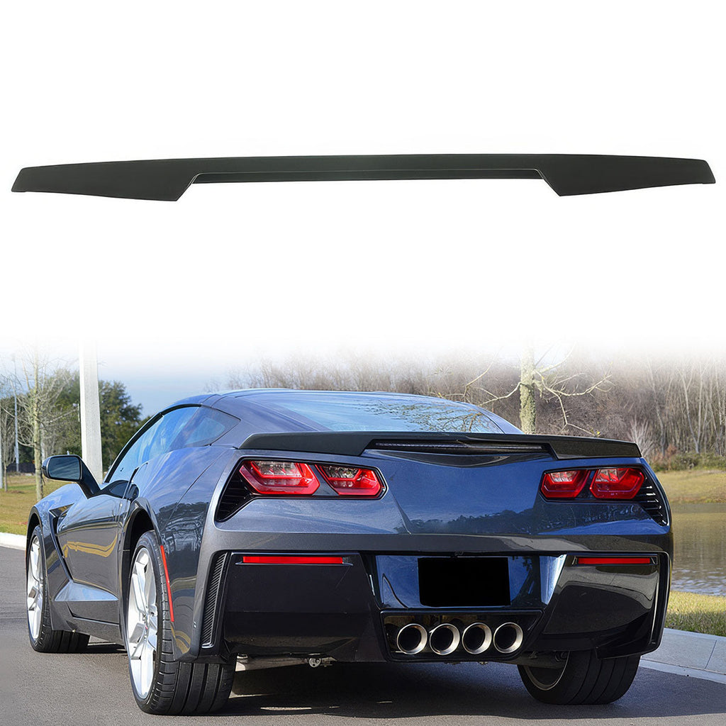 2014-2019 Chevrolet Corvette C7 Painted ABS Rear Trunk Spoiler Wing
