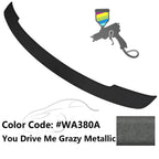 2014-2021 Chevy Impala OE Style Rear Trunk Spoiler Wing Lip Paintd ABS