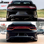 2015-2023 Dodge Charger SRT Hellcat Matte Black Trunk Spoiler Lip ABS