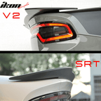 15-23 Dodge Charger SRT8 SRT Hellcat Matte Black Rear Spoiler Wing ABS