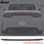 15-23 Dodge Charger SRT8 SRT Hellcat Matte Black Rear Spoiler Wing ABS
