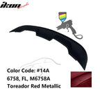 2010-2014 Ford Mustang 2020 GT500 Style Trunk Spoiler Wing ABS