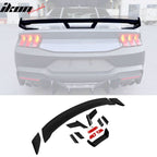 2024-2025 Ford Mustang Dark Horse Gloss Trunk Spoiler W/ Gurney Glap