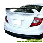 2012-2015 Honda Civic 4Dr Mugen Style Painted Trunk Spoiler Wing ABS