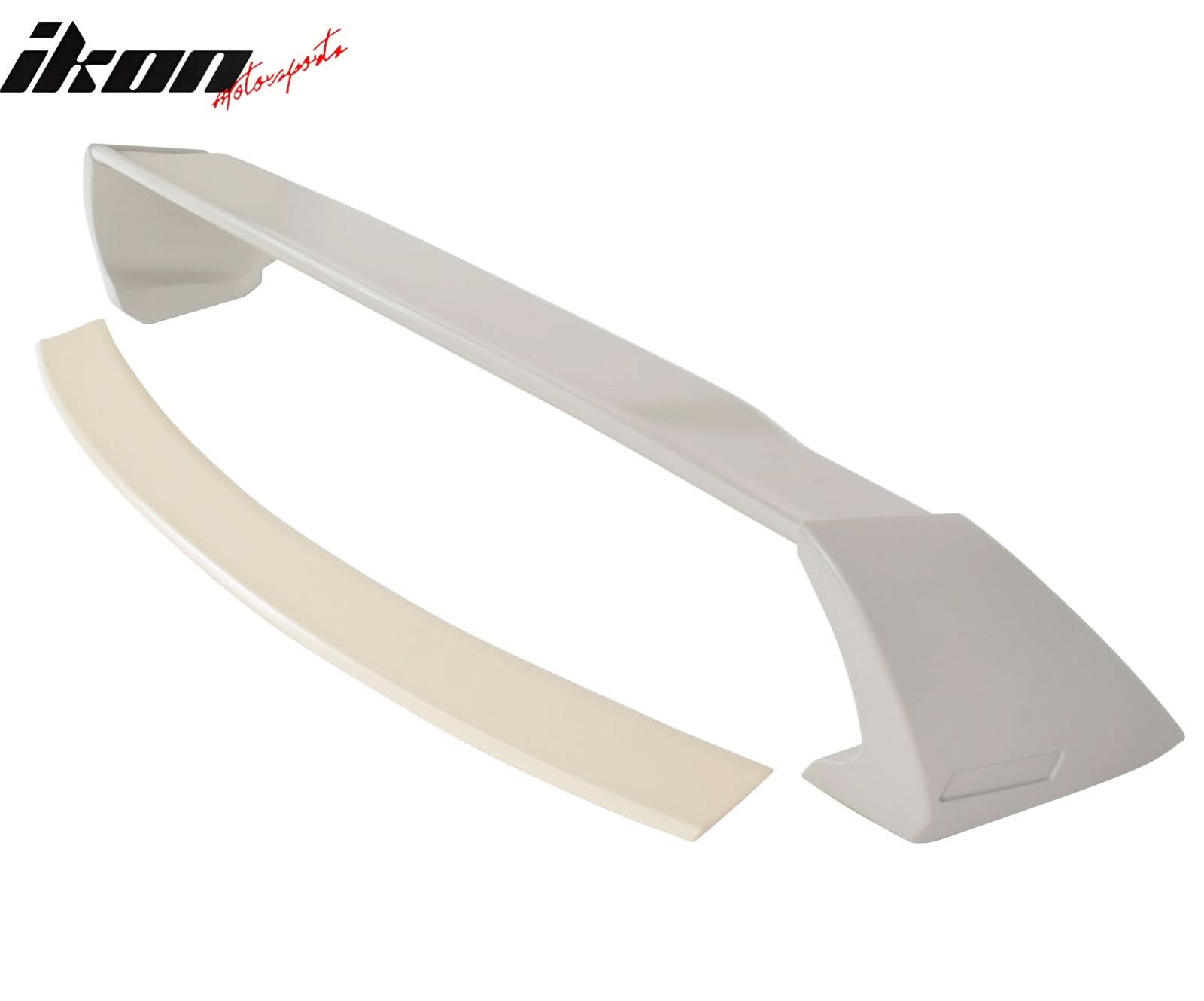 2012-2015 Honda Civic 9th RR Style Unpainted Beige Trunk Spoiler ABS