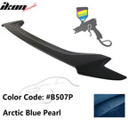 2016-2020 Honda Civic OE #B507P Arctic Blue Pearl Trunk Spoiler ABS