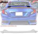 2016-2020 Honda Civic Coupe OE #NH578 Taffeta White Trunk Spoiler ABS