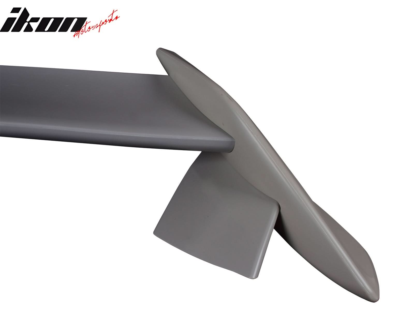 2016-2021 Honda Civic 10th Coupe TR Style Unpainted Gray Trunk Spoiler