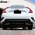 2016-2021 Honda Civic Sedan IKON Style Trunk Spoiler ABS