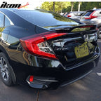 2016-2021 Honda Civic X Sedan Trunk Spoiler with LED Brake Light ABS