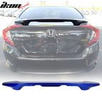 2016-2021 Honda Civic X Sedan Trunk Spoiler with LED Brake Light ABS