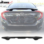 2016-2021 Honda Civic X Sedan Trunk Spoiler with LED Brake Light ABS