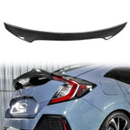 2017-21 Honda Civic X Hatchback V Style Rear Spoiler Wing Carbon Fiber