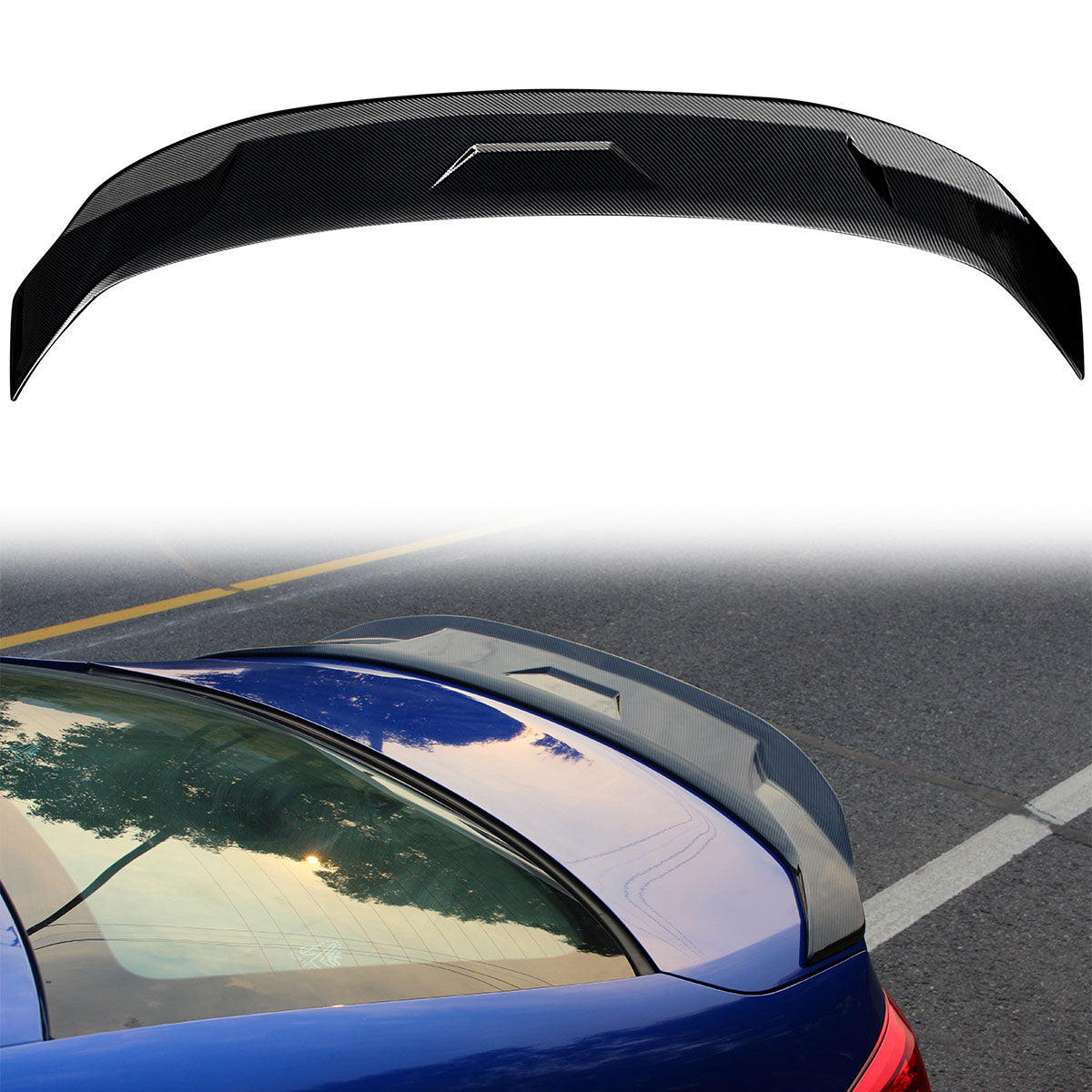2022-2023 Honda Civic Sedan JDM Style Rear Trunk Spoiler Wing ABS