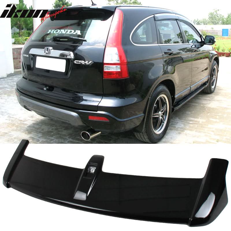 2007-2011 Honda CRV Rear Roof Spoiler Wing with LED Brake Light ABS