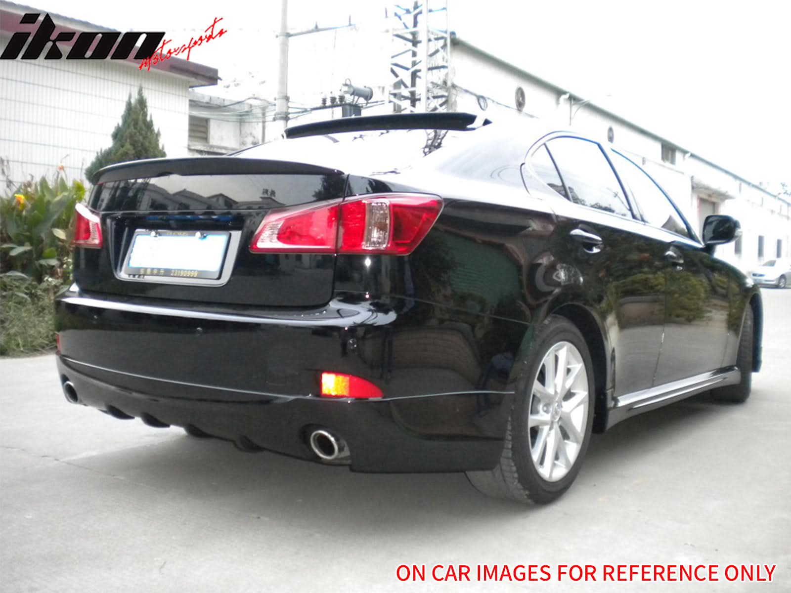 2006-2013 Lexus 2nd Gen IS250 4Dr OE Style Unpainted Trunk Spoiler ABS