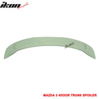 2003-2009 Mazda 3 Sedan Black Window Visor Roof Spoiler Lip Wing ABS