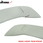 2003-2009 Mazda 3 Sedan Black Window Visor Roof Spoiler Lip Wing ABS