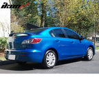 2010-2013 Mazda 3 Sedan OE Style Unpainted Rear Spoiler Wing ABS