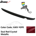Matte Fits 14-18 Mazda 3 Mazda3 Sedan Flush Factory Trunk Spoiler