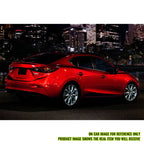Matte Fits 14-18 Mazda 3 Mazda3 Sedan Flush Factory Trunk Spoiler