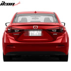 Matte Fits 14-18 Mazda 3 Mazda3 Sedan Flush Factory Trunk Spoiler